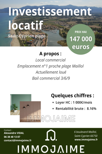 local vente Saint-cyprien